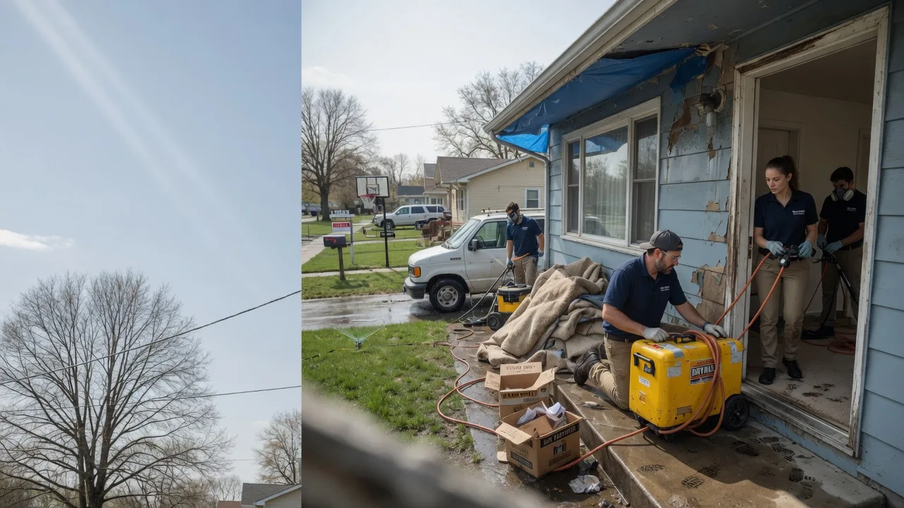 Basement Flood Cleanup in Bronson, MI near me